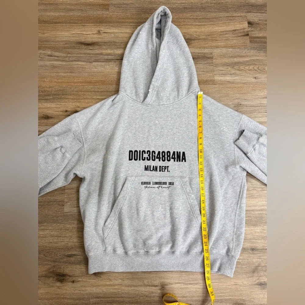Dolce & Gabbana Cotton Sweatshirt Hoodie Size XXL